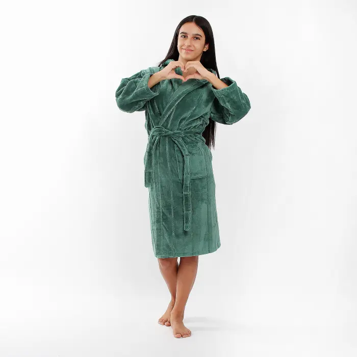 Юношески халат Нишка - петрол - 1905 - Юношески халат Нишка - петрол - 1905