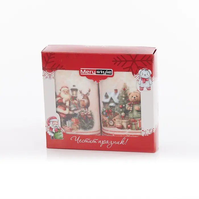 Комплект - 2 броя хавлиена кърпа с печат - Кутия - 5375 - 3382 - Комплект - 2 броя хавлиена кърпа с печат - Кутия - 5375 - 3382