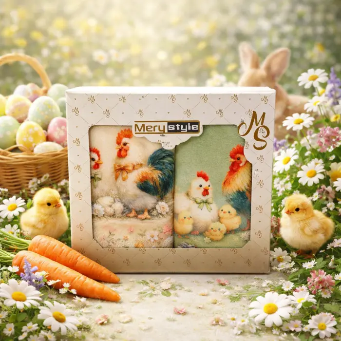 Комплект - 2 броя хавлиена кърпа с печат - Кутия - 5453 - 3826 - Комплект - 2 броя хавлиена кърпа с печат - Кутия - 5453 - 3826