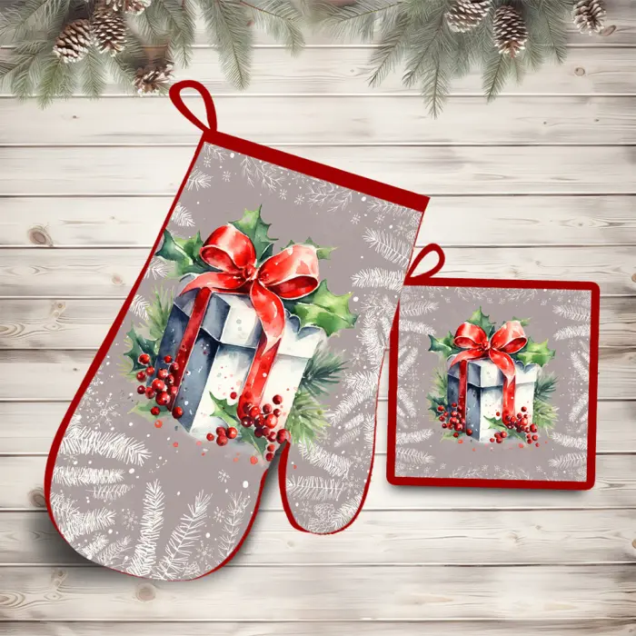 Комплект ръкохватки с коледни мотиви - 3004 - 1978 - Комплект ръкохватки с коледни мотиви - 3004 - 1978