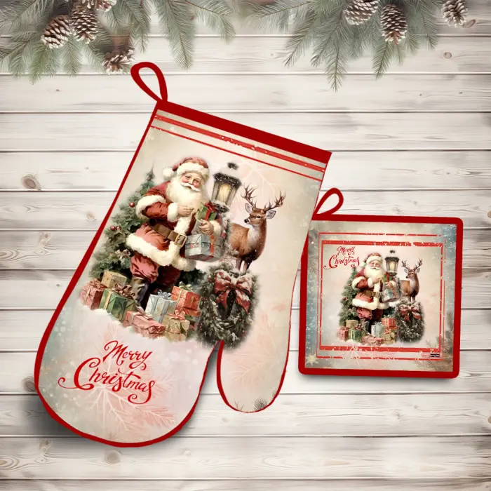 Комплект ръкохватки с коледни мотиви - 4440 - 2217 - Комплект ръкохватки с коледни мотиви - 4440 - 2217