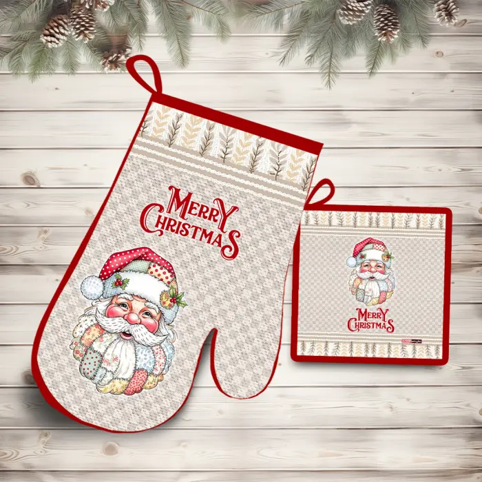 Комплект ръкохватки с коледни мотиви - 5319 - 3088 - Комплект ръкохватки с коледни мотиви - 5319 - 3088