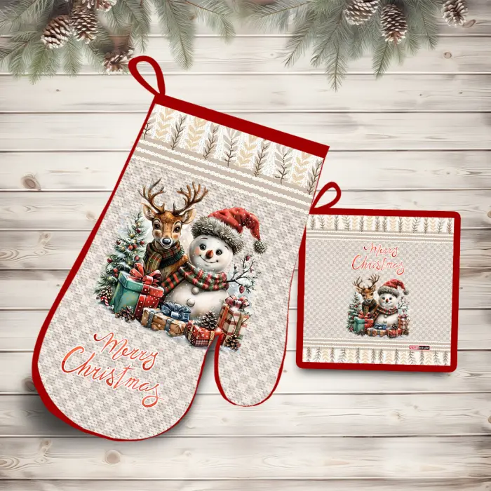 Комплект ръкохватки с коледни мотиви - 5321 - 3090 - Комплект ръкохватки с коледни мотиви - 5321 - 3090