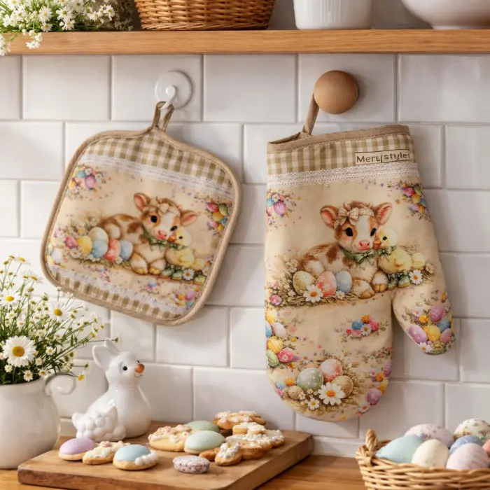 Комплект ръкохватки с великденски мотиви - 5439 - 3809 - Комплект ръкохватки с великденски мотиви - 5439 - 3809