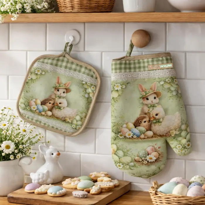 Комплект ръкохватки с великденски мотиви - 5442 - 3812 - Комплект ръкохватки с великденски мотиви - 5442 - 3812