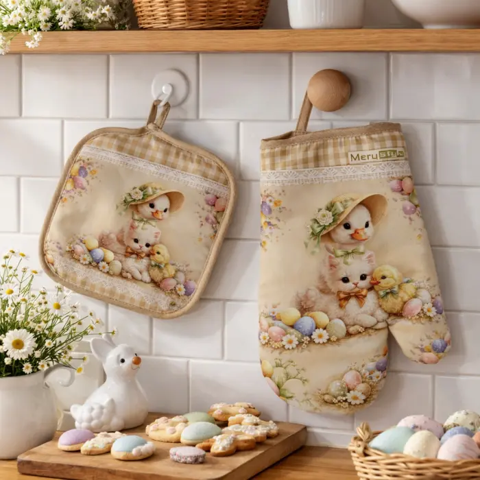 Комплект ръкохватки с великденски мотиви - 5443 - 3813 - Комплект ръкохватки с великденски мотиви - 5443 - 3813