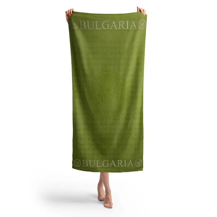 Плажна хавлия MS - Зелена ябълка - 743 - Плажна хавлия MS - Зелена ябълка - 743