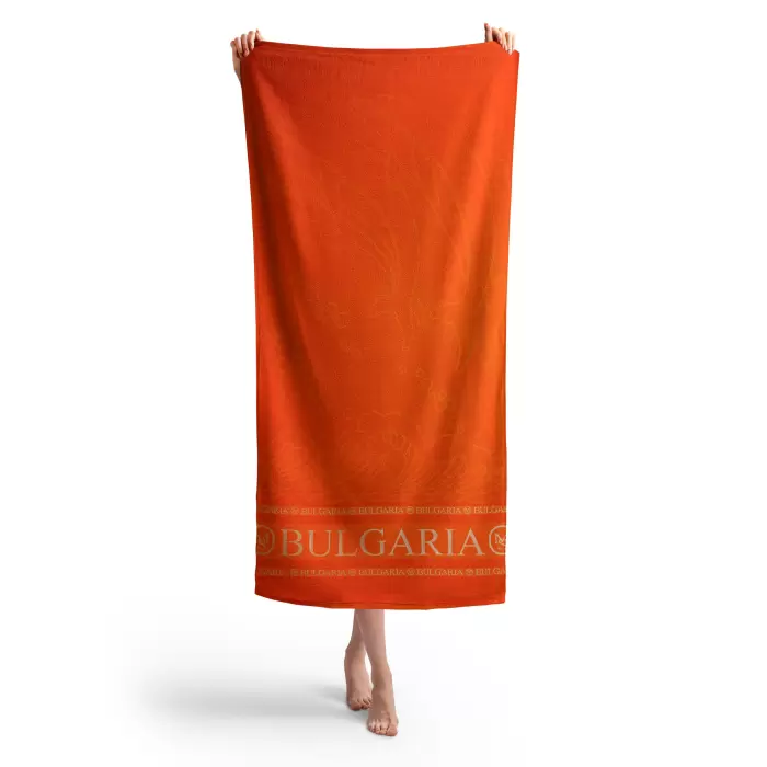 Плажна хавлия Делфин MS - Оранжев - 368 - Плажна хавлия Делфин MS - Оранжев - 368