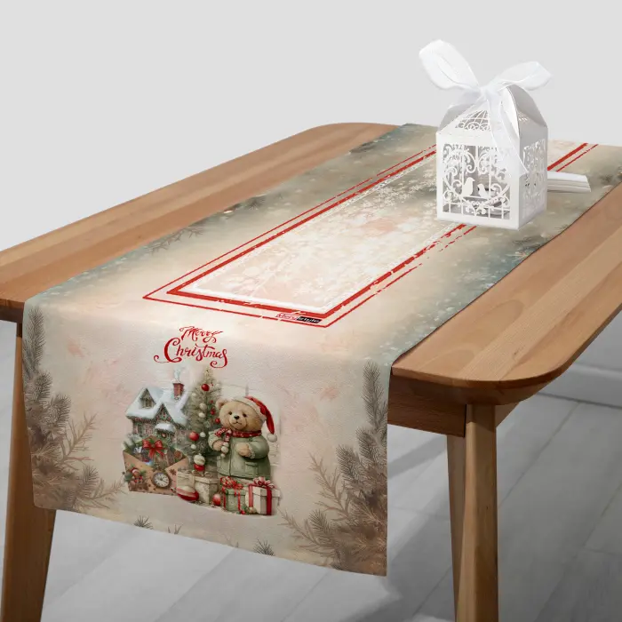 Тишлайфер за маса с коледни мотиви - 4443 - 2243 - Тишлайфер за маса с коледни мотиви - 4443 - 2243