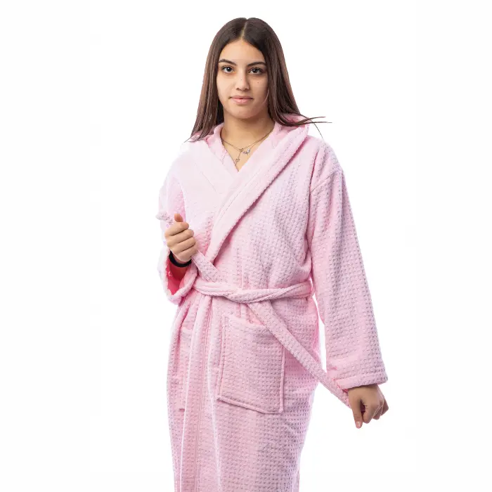 Юношески халат Елеганс - Розов - 2734 - Юношески халат Елеганс - Розов - 2734