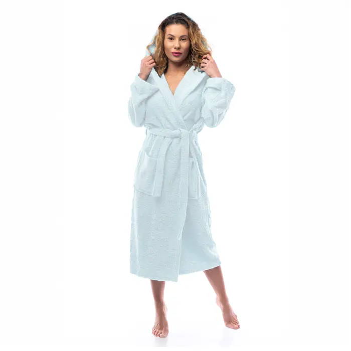 Юношески халат Маер - Светло синьо - 3558 - Юношески халат Маер - Светло синьо - 3558