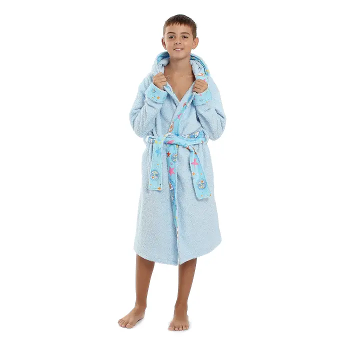 Юношески халат Мечта - светло син - модел 1 - 1944 - Юношески халат Мечта - светло син - модел 1 - 1944