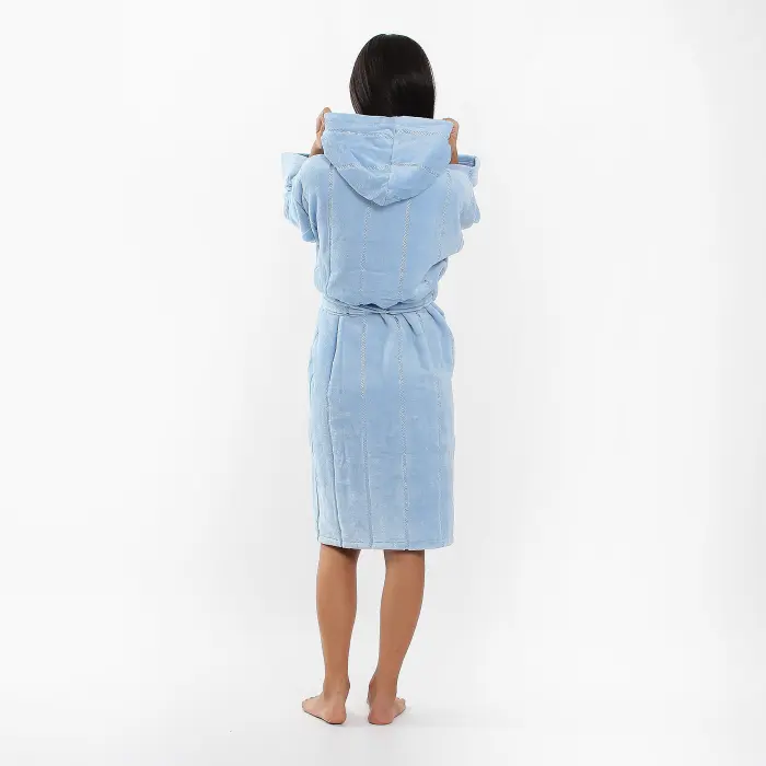Юношески халат Нишка - светло синьо - 1917 - Юношески халат Нишка - светло синьо - 1917