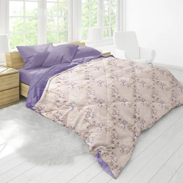 ЮРГАН ЗА СПАЛНЯ К-Т "РЕТРО" СВЕТЛО ЛИЛАВО - 3113 - ЮРГАН ЗА СПАЛНЯ К-Т "РЕТРО" СВЕТЛО ЛИЛАВО - 3113