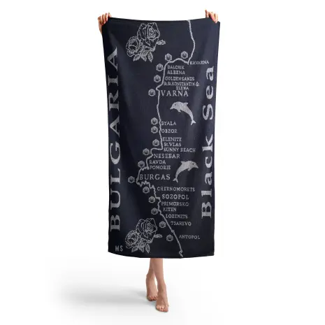 Плажна хавлия Мери-БГ 1001 - Плажна хавлия Мери-БГ 1001