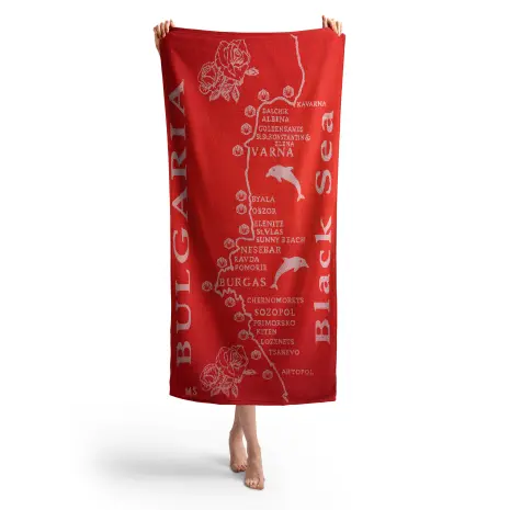 Плажна хавлия Мери-БГ 1010 - Плажна хавлия Мери-БГ 1010