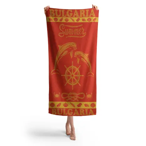 Плажна хавлия Мери-БГ 1506 - Плажна хавлия Мери-БГ 1506