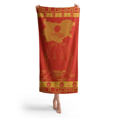 Плажна хавлия Мери-БГ 1708 - Плажна хавлия Мери-БГ 1708