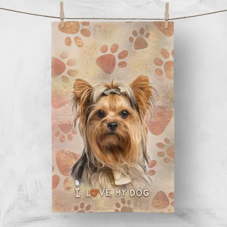 Хавлиена кърпа с домашни любимци 2326 - Хавлиена кърпа с домашни любимци 2326