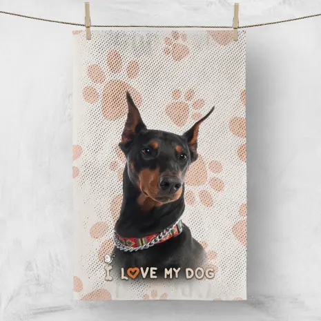 Хавлиена кърпа с домашни любимци 4001 - Хавлиена кърпа с домашни любимци 4001