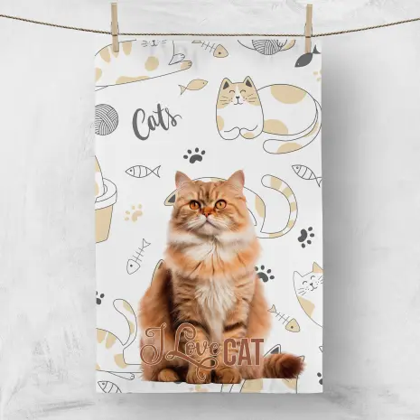 Хавлиена кърпа с домашни любимци 4014 - Хавлиена кърпа с домашни любимци 4014