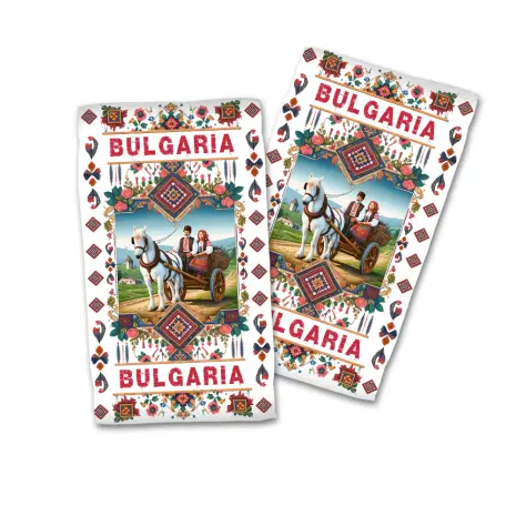 Сувенирна кърпа - Бит, традиции, обичаи. 4184 - Сувенирна кърпа - Бит, традиции, обичаи. 4184