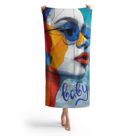 Плажна хавлия Принт 4186 - Плажна хавлия Принт 4186