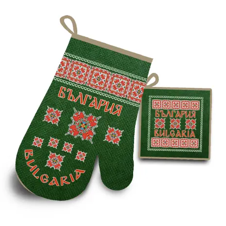 Комплект ръкохватки с български шевици 4217 - Комплект ръкохватки с български шевици 4217
