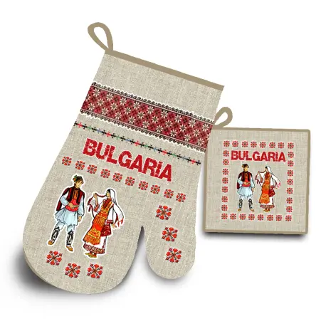 Комплект ръкохватки с български шевици 4222 - Комплект ръкохватки с български шевици 4222