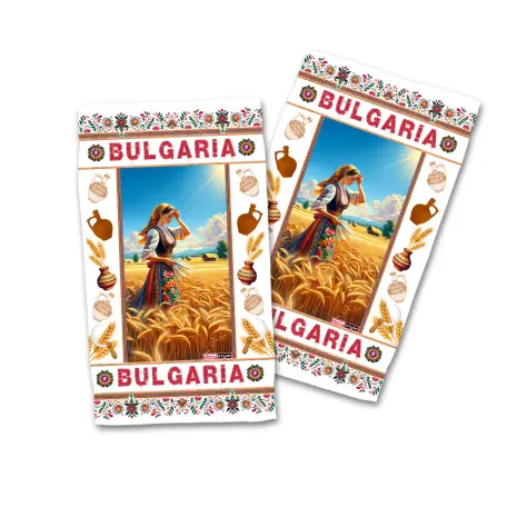 Сувенирна кърпа - Бит, традиции, обичаи. 4242 - Сувенирна кърпа - Бит, традиции, обичаи. 4242