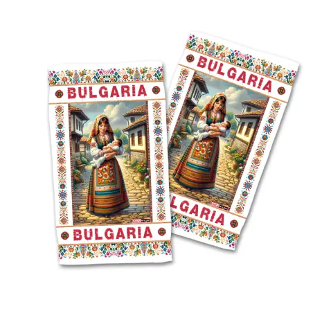 Сувенирна кърпа - Бит, традиции, обичаи. 4244 - Сувенирна кърпа - Бит, традиции, обичаи. 4244