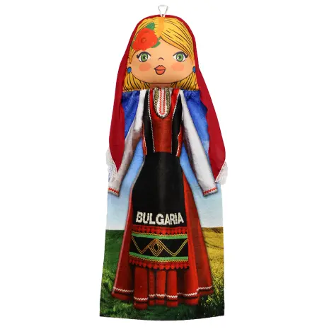 Сувенирна хавлиена кърпа тип кукла 4252 - Сувенирна хавлиена кърпа тип кукла 4252