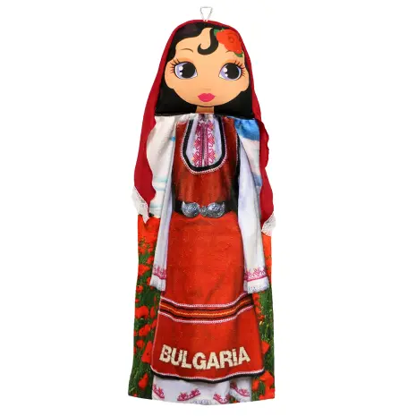 Сувенирна хавлиена кърпа тип кукла 4255 - Сувенирна хавлиена кърпа тип кукла 4255