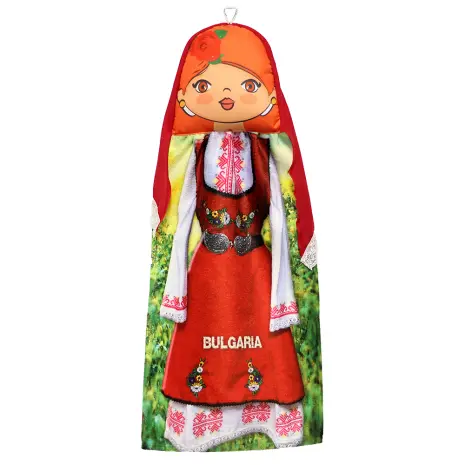 Сувенирна хавлиена кърпа тип кукла 4256 - Сувенирна хавлиена кърпа тип кукла 4256