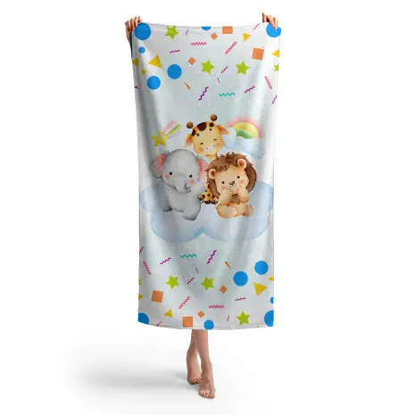 Детска хавлиена кърпа Принт 4377 - Детска хавлиена кърпа Принт 4377