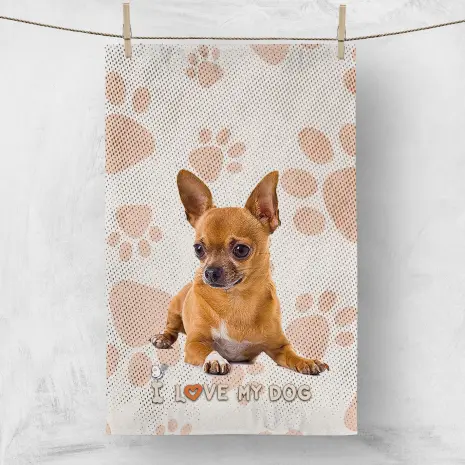 Хавлиена кърпа с домашни любимци 5210 - Хавлиена кърпа с домашни любимци 5210