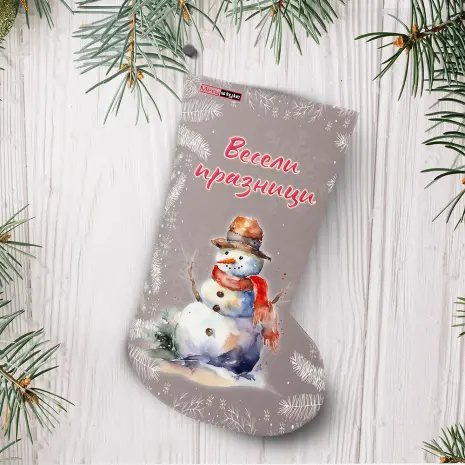 Ботуш с коледни мотиви - 2331 - Ботуш с коледни мотиви - 2331