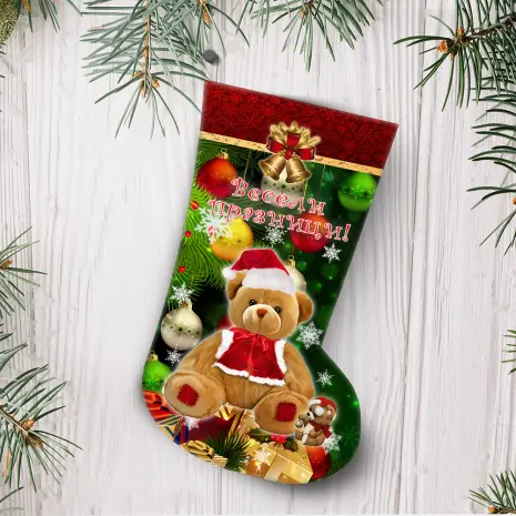 Ботуш с коледни мотиви - 2333 - Ботуш с коледни мотиви - 2333