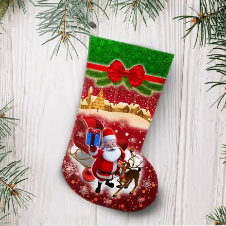 Ботуш с коледни мотиви - 2335 - Ботуш с коледни мотиви - 2335