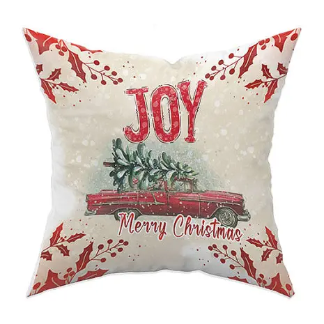 Декоративна възглавница с коледни мотиви - 2202 - Декоративна възглавница с коледни мотиви - 2202