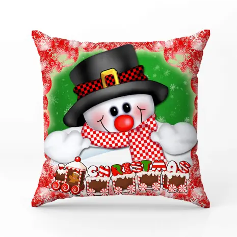 Декоративна възглавница с коледни мотиви - 2339 - Декоративна възглавница с коледни мотиви - 2339