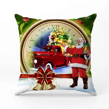Декоративна възглавница с коледни мотиви - 2344 - Декоративна възглавница с коледни мотиви - 2344