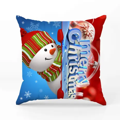 Декоративна възглавница с коледни мотиви - 2345 - Декоративна възглавница с коледни мотиви - 2345