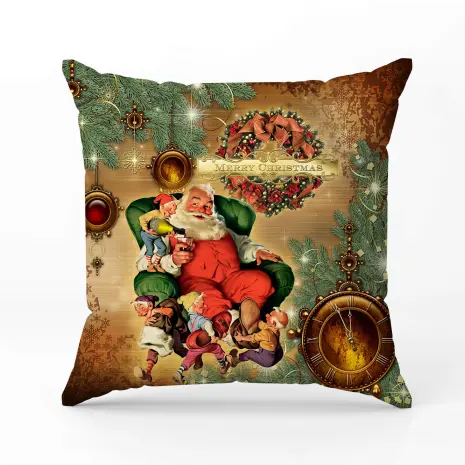 Декоративна възглавница с коледни мотиви - 2346 - Декоративна възглавница с коледни мотиви - 2346