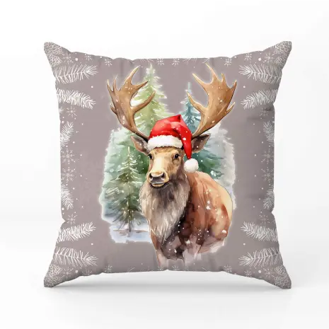 Декоративна възглавница с коледни мотиви - 2352 - Декоративна възглавница с коледни мотиви - 2352