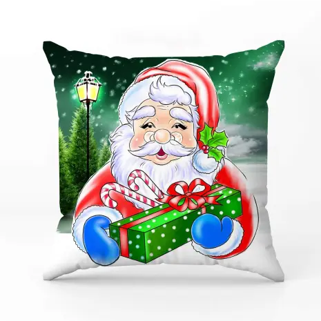 Декоративна възглавница с коледни мотиви - 2362 - Декоративна възглавница с коледни мотиви - 2362