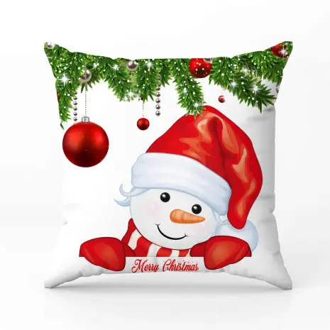Декоративна възглавница с коледни мотиви - 2364 - Декоративна възглавница с коледни мотиви - 2364