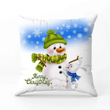 Декоративна възглавница с коледни мотиви - 2365 - Декоративна възглавница с коледни мотиви - 2365