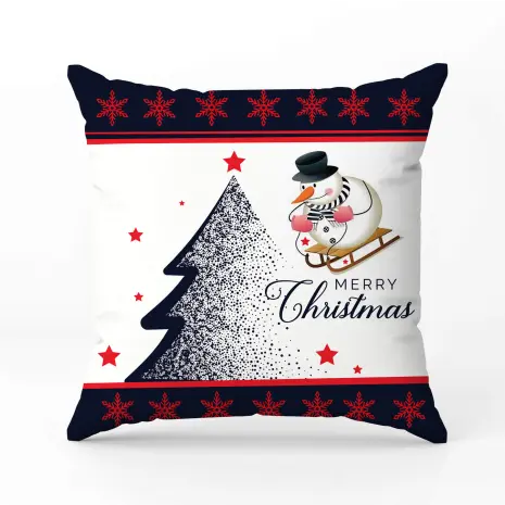 Декоративна възглавница с коледни мотиви - 2368 - Декоративна възглавница с коледни мотиви - 2368