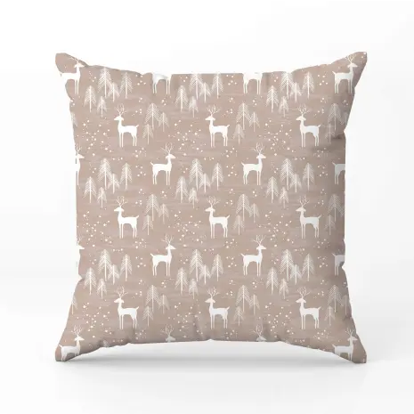 Декоративна възглавница с коледни мотиви - 2376 - Декоративна възглавница с коледни мотиви - 2376